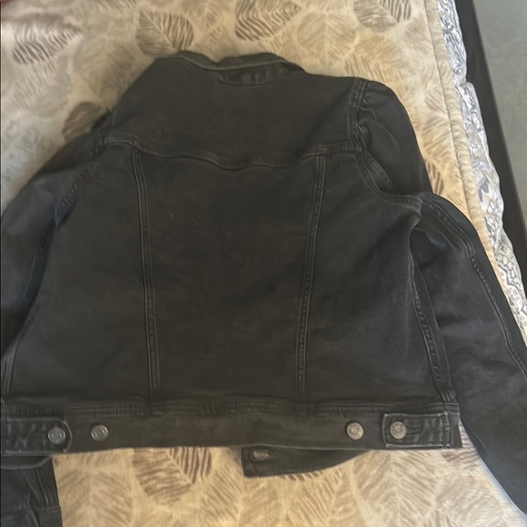 GAP Black Jean Jacket Timeless Denim Essential - Picture 7 of 7